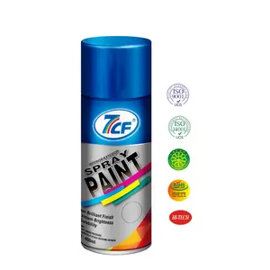 7CF Zwarte Auto Acryl Spray Verf Blikjes Aerosol