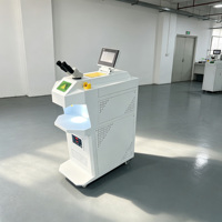 Soudeuse laser portable 200W avec conception anti-brûlure pour la réparation précise de bijoux en feuille d'or fine