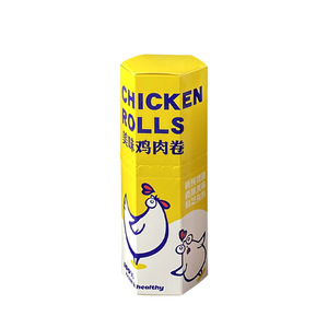 กล่องบรรจุภัณฑ์ทรงหกเหลี่ยมสำหรับอาหารเบาๆ สลัด ไก่ม้วน ตอร์ติญ่าเม็กซิกัน ม้วนเนื้อผัดผัก ชีส เนื้อวัวอบ กล่องกระดาษ - Product Image 6