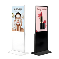 Système d'affichage numérique sur pied avec écran publicitaire LCD en option pour intérieur