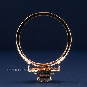 14K Solid Gold Synthetic Lab Grown <b>Diamond</b> <b>Ring</b> for Women Elegant Luxury Engagement Jewelry High Quality Fine Jewelry Gift - Product Image 4