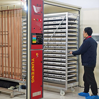 Incubadora automática de huevos para la venta, 57600 Uds., modelo para huevos de gallina, incubadoras grandes, tamaño grande, granja avícola certificada CE