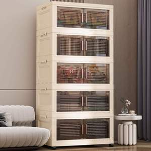 Wholesale Price <b>Large</b> PP Plastic Classic Style Multifunction Living Room Food Storage <b>Bins</b> & Toy Storage Box Stackable - Product Image 1
