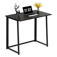 Bureau pliable de haute qualité de style nordique pour la maison et le bureau, 31 pouces, petite taille, table pliable pour ordinateur portable