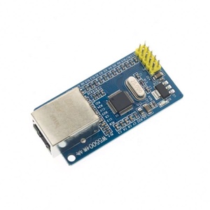 W5500 โมดูลเครือข่ายอีเธอร์เน็ตฮาร์ดแวร์เต็มรูปแบบโปรโตคอล TCP IP 51 STM32 ไมโครคอนโทรลเลอร์โปรแกรมอินเทอร์เฟซ SPI โมดูล W5500 - Product Image 1