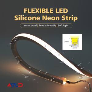 Tira de neón flexible de silicona SMD2835 de 1616 mm y 126 LED/m, tira de luz LED de neón impermeable IP67, tubo de luz suave para escenario - Product Image 6