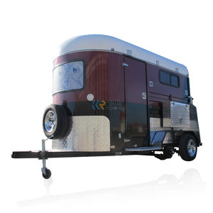 Remorque de transport de chevaux standard australienne 2025 avec portes de rechange, flottants arrière, application alimentaire et pour crème glacée, modèle 2, à vendre - Product Image 5