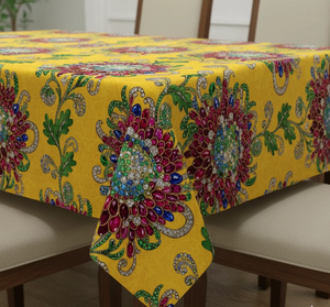 Tissu d'ameublement élégant à motif floral et bijoux pour canapés, chaises, ottomanes, rideaux de fenêtre et coussins décoratifs – Design d'intérieur - Product Image 2
