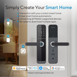 Sinon Wifi điều khiển từ xa khóa cửa thông minh với Apple HomeKit ngoài trời thông minh khóa cửa tuya khóa cửa thông minh - Product Image 3