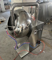 Machine de revêtement automatique d'amandes enrobées de sucre de bonbon gommeux d'arachide d'arachide/machine d'arrondi de sucrerie de chocolat