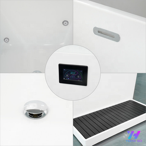 Bañera de hielo de inmersión fría todo en uno de acrílico de 1HP/1.5HP con enfriador incorporado para recuperación deportiva - Product Image 6