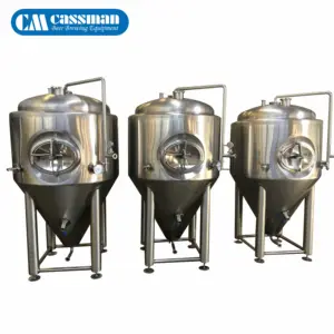60 litros 100 litros 100l 150 litros 150L 200l cerveja cônica cerveja fermentador glicol jaqueta refrigeração inox tanque de fermentação