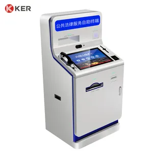 Factory Touchscreen Government Scanning And Printing Kiosk Self Service Report Print Terminal