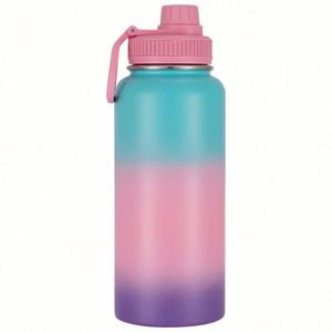 Botella de Agua de Acero Inoxidable con Aislamiento al Vacío de 32 oz, con Tapa de Boquilla, Regalo de Botella Personalizada de Primera Calidad - Product Image 4