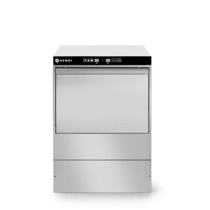 HENDI Lavavajillas de Vidrio 230V/2800W 40x40 para Cocina Comercial, Lavado y Esterilización de Platos, Control Electrónico, 470x510x(H)710mm - Product Image 1