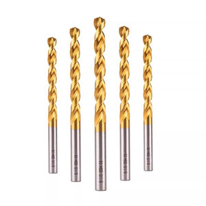 Broca helicoidal Cleveland M35 de 9,0 mm con acabado dorado y vástago recto para perforación de metales - Product Image 5