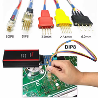 Iprog Pro complet 12 adaptateurs Carton V87 cadeau V89 Eeprom IMMO Radio Airbag réinitialiser remplacer Digiprog ECU Gramming Tool