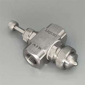 304SS Thép Không Gỉ 1/4 Bên Ngoài <span class=keywords><strong>Mix</strong></span> <span class=keywords><strong>Flat</strong></span> Fan Air Water Atomizing <span class=keywords><strong>Spray</strong></span> <span class=keywords><strong>Nozzle</strong></span> - Product Image 4