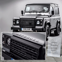Grille de pare-chocs avant en plastique abs, pièces détachées pour camion, pièces détachées pour voitures, anti-choc, adapté à land rover defender,