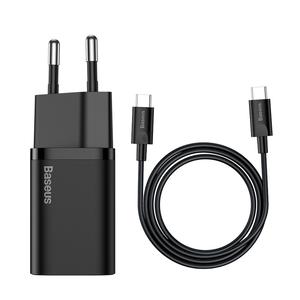 BASEUS ที่ชาร์จโทรศัพท์แบบพกพา25W USB C ชาร์จเร็ว PD สำหรับ Samsung สำหรับ iPhone <span class=keywords><strong>Super</strong></span> <span class=keywords><strong>Si</strong></span> Type C ที่ชาร์จเร็วพร้อมสายเคเบิ้ล - Product Image 6