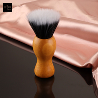 EYA Ensemble de pinceaux de maquillage en gros, pinceau à poudre et à barbe avec manche en bois, cosmétique de qualité supérieure pour le toilettage du visage et du visage