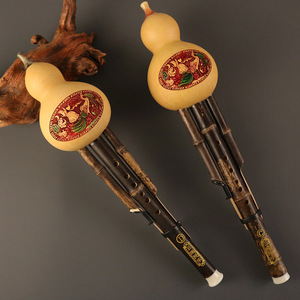 The factory produces hulusi <b>musical</b> <b>instruments</b> made of bamboo tubes. The sound is excellent, and it is easy to learn - Product Image 2