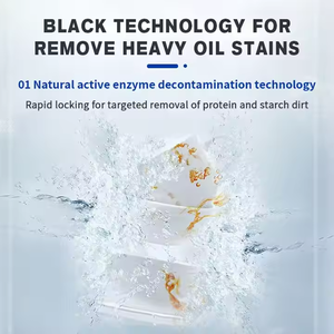 Cairan Pencuci piring ramah lingkungan alami aroma Lemon 50%-80% bahan aktif Pembersih Noda dapur untuk menghilangkan noda - Product Image 4