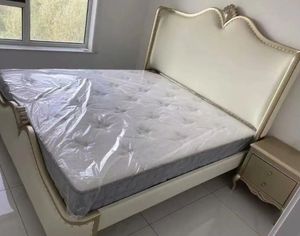 Venta de fábrica Juego de muebles de dormitorio <span class=keywords><strong>Precio</strong></span> barato de <span class=keywords><strong>cama</strong></span> King Size con almacenamiento Diseños modernos <span class=keywords><strong>Cama</strong></span> <span class=keywords><strong>doble</strong></span> de lujo para la habitación - Product Image 4