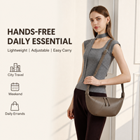 Sac à bandoulière vintage en cuir véritable grainé, sac hobo de travail réglable pour femme - Fournisseur