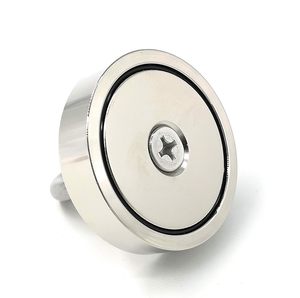 Magnetpro Imanes de Alto Rendimiento con Fuerza de 160 kg, Imanes Fuertes de Neodimio Grandes y Pesados con Argolla para Pesca Magnética - Product Image 2