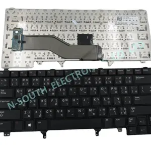 निचले स्तर के नए लैपटॉप कीबोर्ड के लिए dell अक्षांश e6220 e6320 e6420 थाई काले
