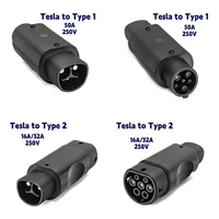 Adaptateur GBT Type 2 32A 50A 250V AC Norme IEC 62196 IP54 Étanche Certifié CE Connecteur de Recharge pour Véhicule Électrique Neuf