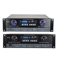 Yüksek Güçlü Bluetooth Amplifikatör Profesyonel Karaoke KTV Sahne Konferans Ses Amplifikatörü Pasif Hoparlör Sistemi için