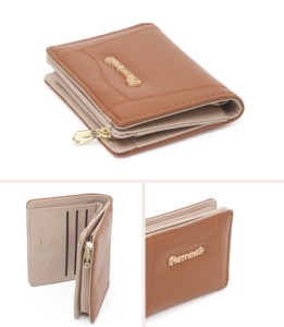 PRETTYZYS Color sólido Metal <span class=keywords><strong>Marca</strong></span> Logo Cartera pequeña Venta directa <span class=keywords><strong>de</strong></span> fábrica Bolso <span class=keywords><strong>de</strong></span> mano con patrón <span class=keywords><strong>de</strong></span> hilo simple - Product Image 4