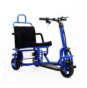 Tricycle vélo électrique moto-cycle électronique pliable véhicule voiture handicapés personnes âgées roue-chaise cycle 3 roues Scooter - Product Image 2