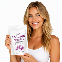Collagène marin en poudre de haute qualité, peptides de collagène naturels, complément alimentaire facile à dissoudre, saveur originale, produits de beauté