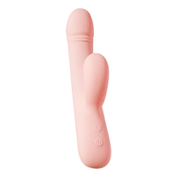 Erwachsenen-Masturbator für Frauen AV-Massage-Funktionen Weicher Stab Silikon-Gel Sex-Vibrator 100% Wasserdicht USB-Aufladbar Größer Rosa
