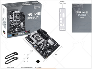 ASU Prime B760-PLUS için Intel B760 13th 12th Gen LGA1700 ATX anakart PCIe 5.0 3X PCIe 4.0 M.2 yuvaları 2.5Gb USB 3.2 Gen 2x2 - Product Image 6