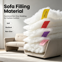 Ouate en fibre de polyester recyclé pour le rembourrage de matelas, certifiée GRS Eco Friendly