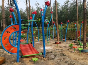 Trung Quốc cung cấp sân chơi ngoài trời dây thiết bị ròng CHƠI thiết bị trẻ em dây tất nhiên sân chơi để bán - Product Image 6