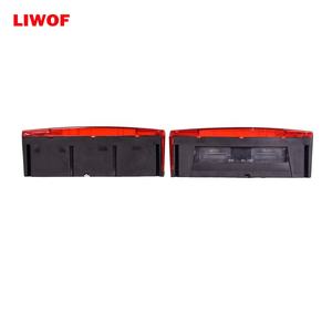 12V LED Submersible Trailer Tail Lights | <strong>Low</strong> <strong>Profile</strong> Waterproof Brake Turn Signal Lamps for Boat RV Marine Trailers - Product Image 2