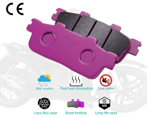 Pastilla de freno trasera de motocicleta para KYMCO Xciting 250/<span class=keywords><strong>300</strong></span> People200/125 <span class=keywords><strong>SYM</strong></span> GTS Citycom/Joyride/Quadlander Citymax/Cruisym/Joymax 200 - Product Image 5