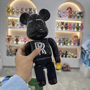 Đọc để tàu gấu gạch 400 28cm bearbrick 400% 100% ABS hành động hình gấu hình đồ chơi bearbrick - Product Image 5