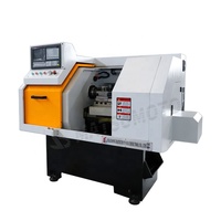 Mesin Bubut CNC Horizontal Flat Bed CK0640 Akurasi Tinggi Otomatis dengan Kontrol GSK, Spindle Tunggal, Tugas Sedang, dan Pengumpan Batang Otomatis