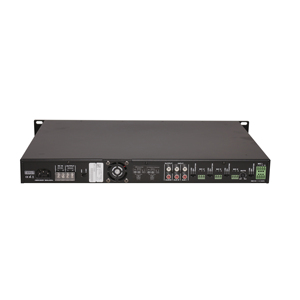 Amplificateur de puissance pour table de mixage avec amplificateur audio professionnel, priorité micro et <span class=keywords><strong>ligne</strong></span> <span class=keywords><strong>100V</strong></span>/70V pour la vente au détail, les églises et les entrepôts - Product Image 2