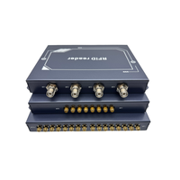 Lecteur RFID Impinj E710 longue portée 15-30m, ports RS232 RJ45, 4 antennes, lecteur RFID fixe UHF pour inventaire