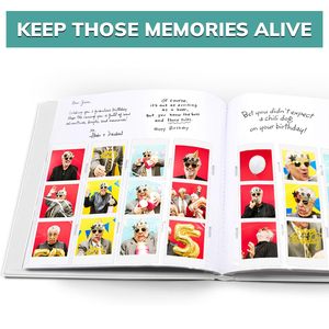 <span class=keywords><strong>Album</strong></span> Fotografico Bianco per Photobooth 2x6 Pollici, 40 Pagine, Contiene 160 Foto, Libro dei Ricordi con 2 Penne per Matrimoni, Compleanni ed Eventi - Product Image 3