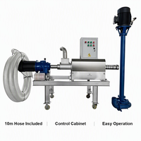 Séparateur solide-liquide à vis pour unité de déshydratation du fumier d'élevage, traitement des boues de vache et des effluents agricoles