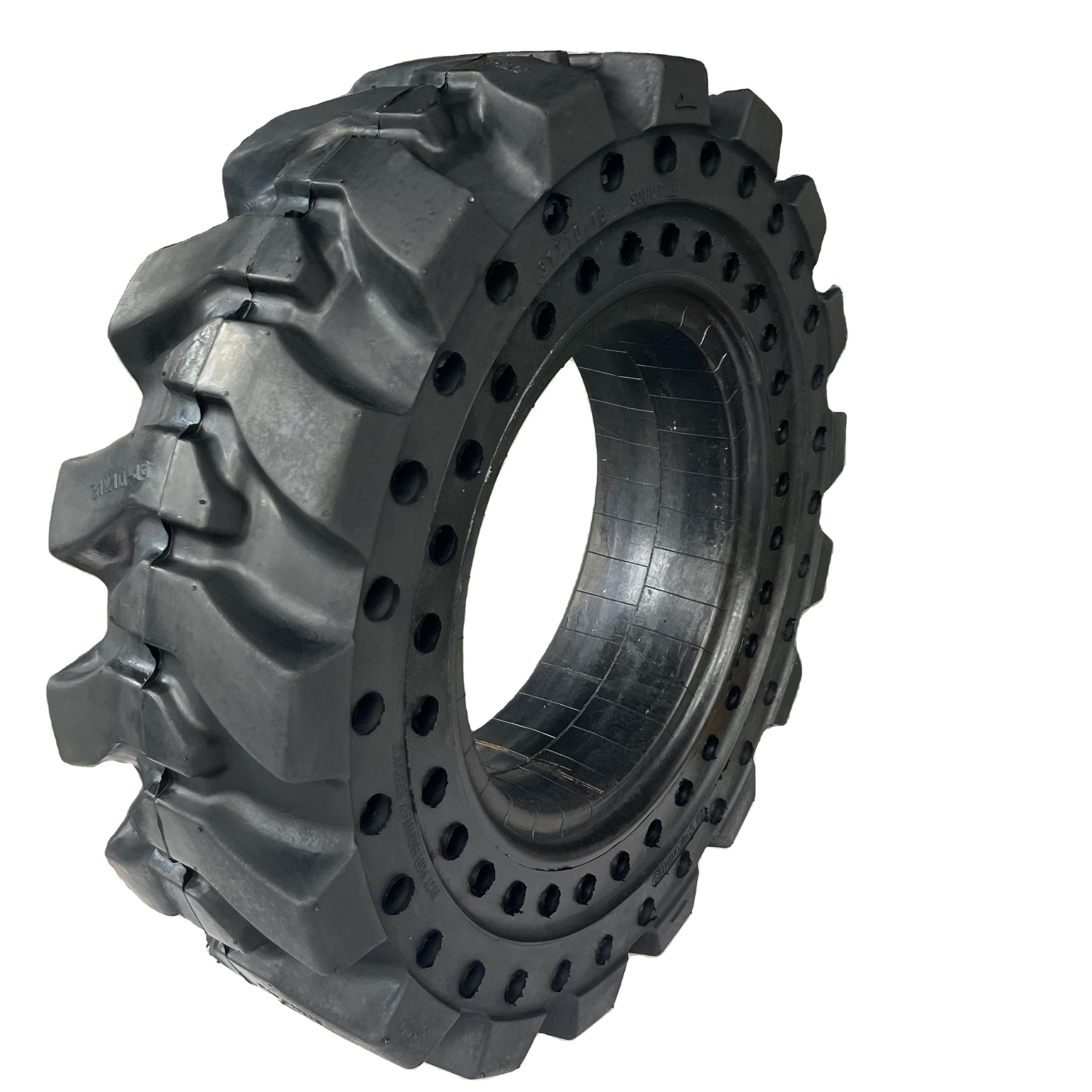 Skid Steer Solid Tires  12-16.5 Solid Skid Steer Tires 12x16.5 Solid Skid Steer Tire