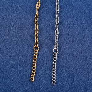Pulsera de cadena de mano de acero inoxidable con diseño de labios de 4 mm para mujer, joyería de metal, brazalete de color dorado, <span class=keywords><strong>tobillera</strong></span>, cadena para el pie - Product Image 6
